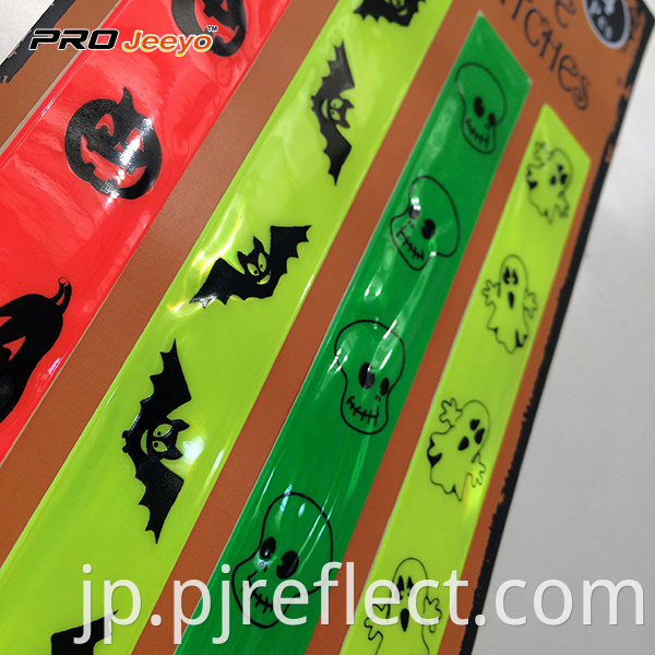 Reflective Halloween Children Safety Stickers With 4 Pcs Rs Hlw001